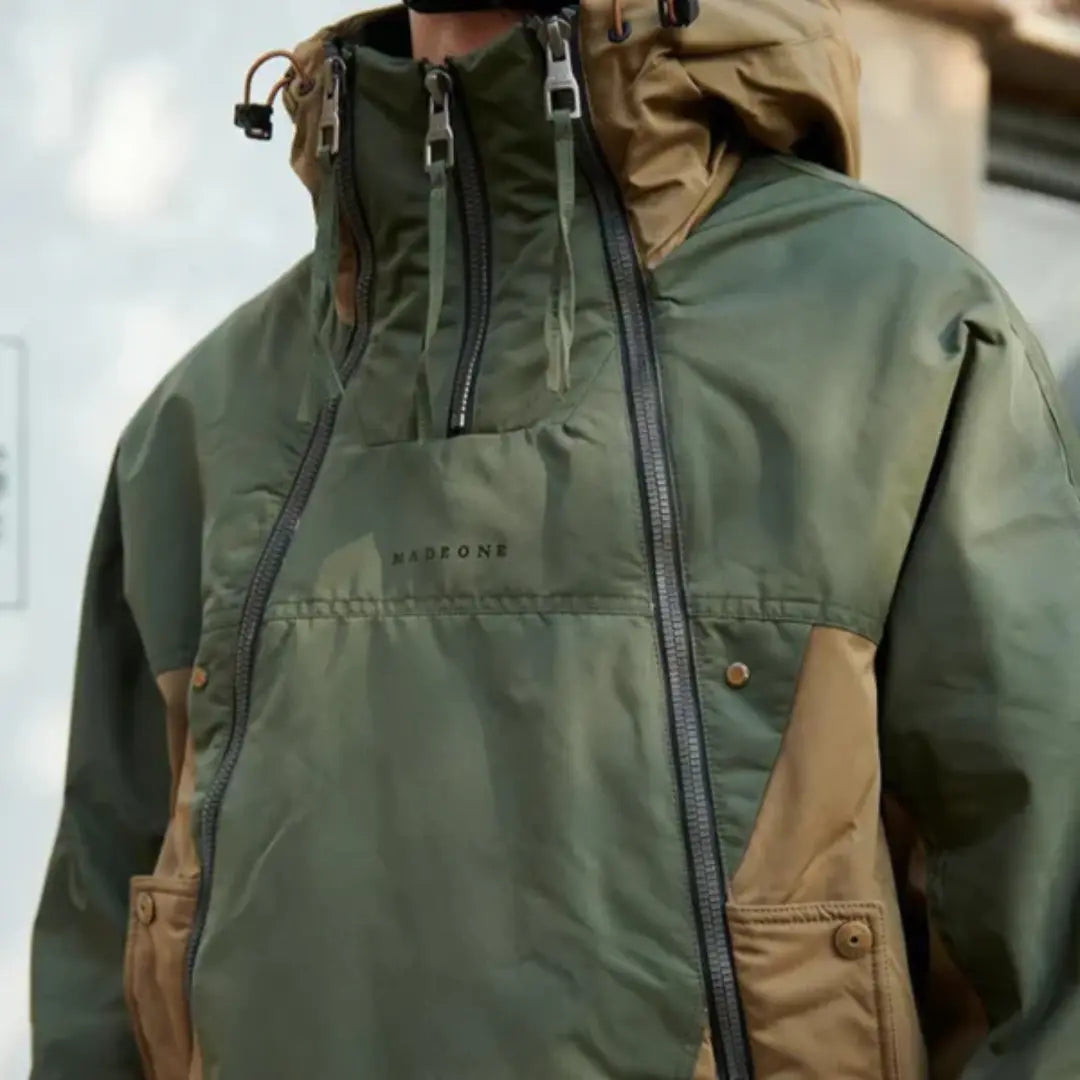 Zayden Zipper Down Hooded Jacket Artisio