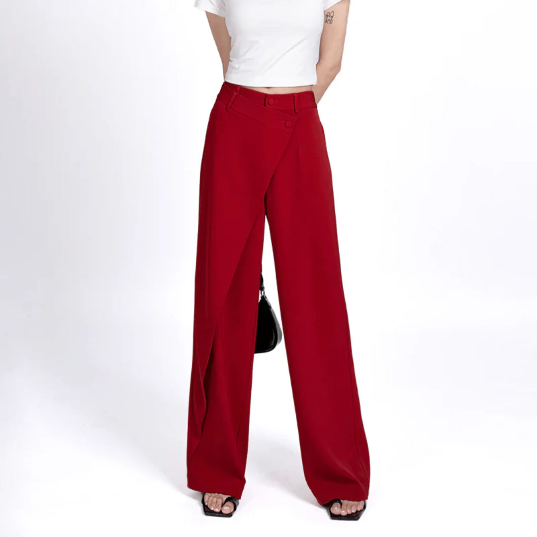 Sloane Sculpted Wide-Leg Pants