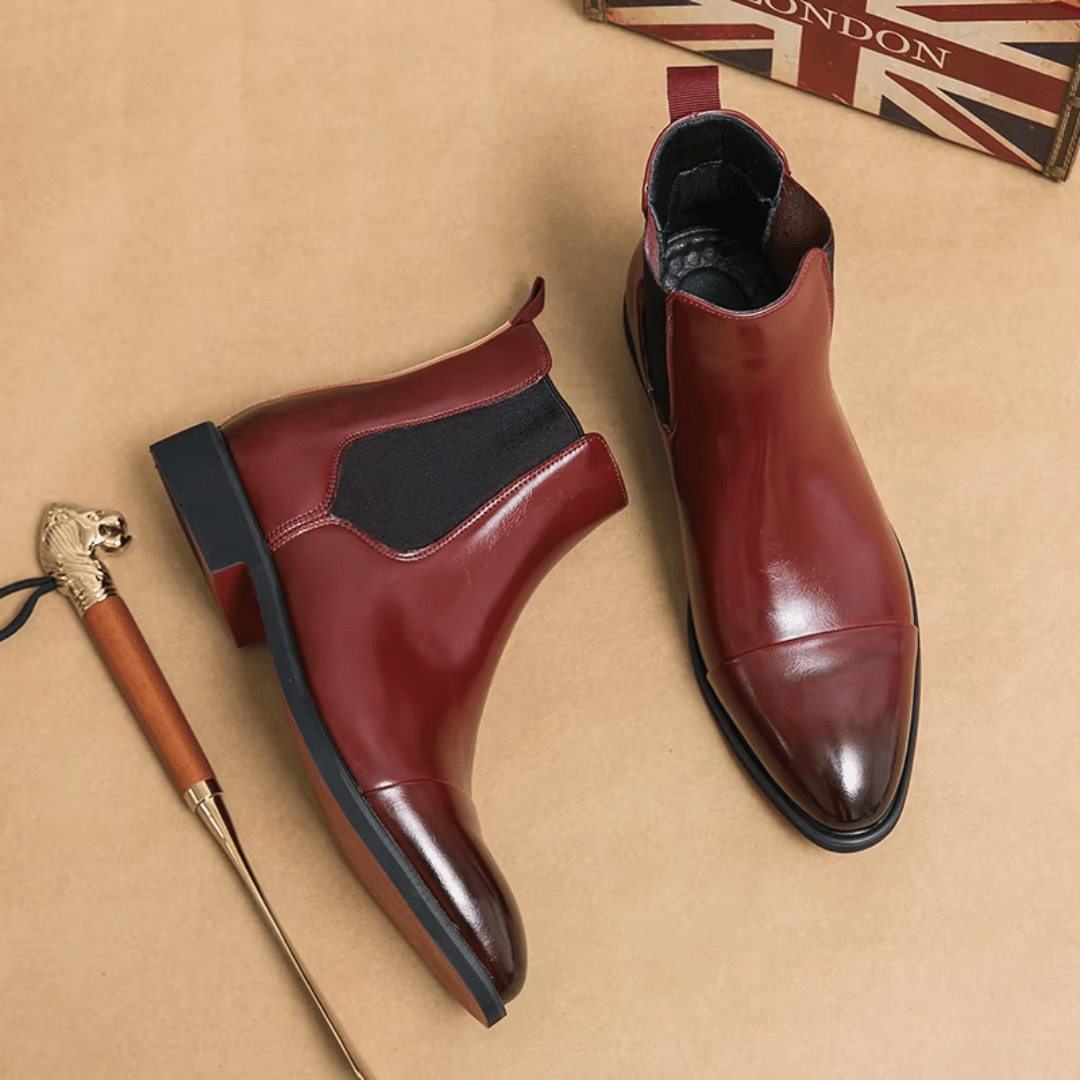 Ludovico Donato Genuine Leather Chelsea Boots