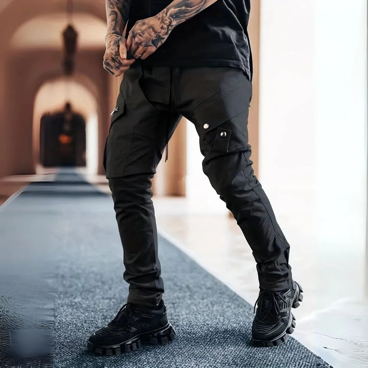 Aaron Tactical Zipper Cargo Pants