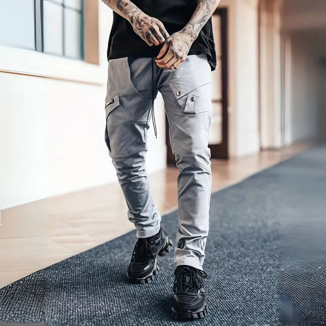 Aaron Tactical Zipper Cargo Pants