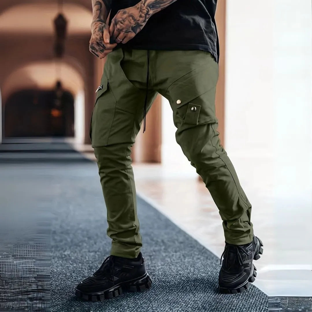 Aaron Tactical Zipper Cargo Pants