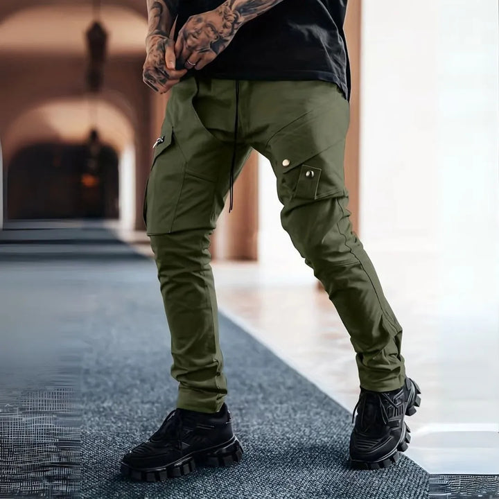 Aaron Tactical Zipper Cargo Pants