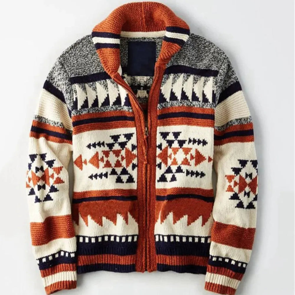 Alaric Jacquard Cardigan 1