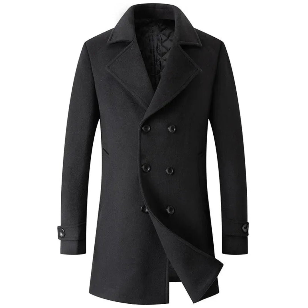 Alden Classic Double-Breasted Overcoat