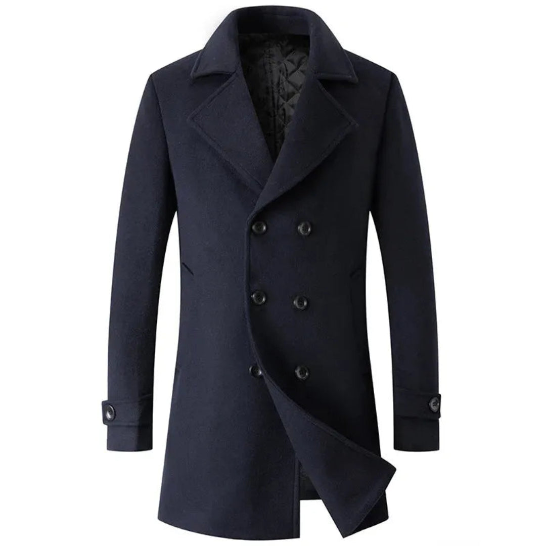 Alden Classic Double-Breasted Overcoat