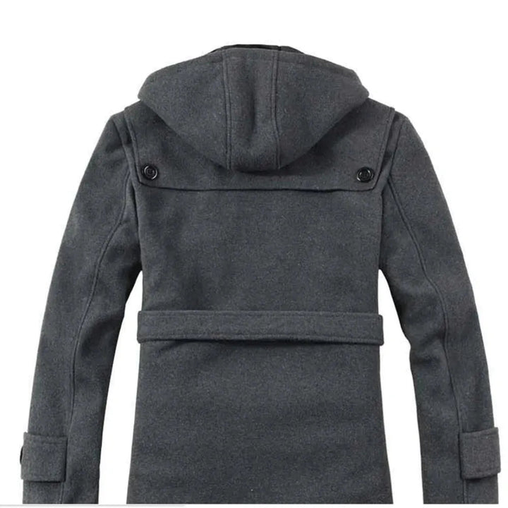 Alex Men’s Wool-Blend Hooded Trench Coat