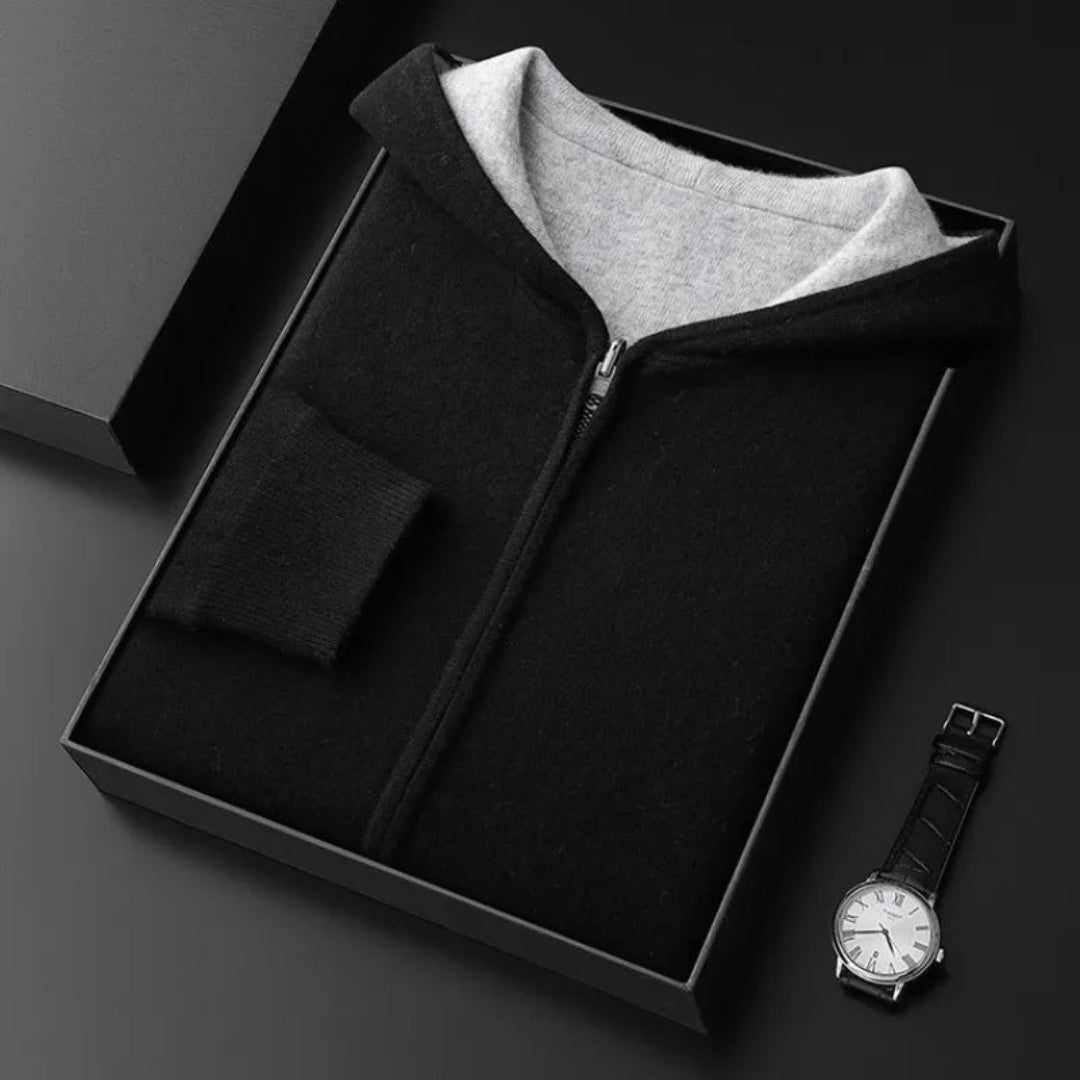 Andrei Cashmere Zip Hoodie
