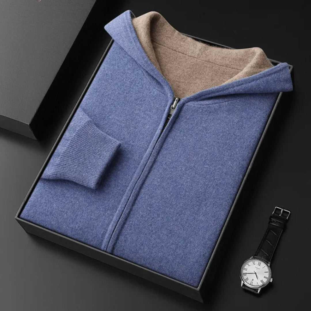 Andrei Cashmere Zip Hoodie