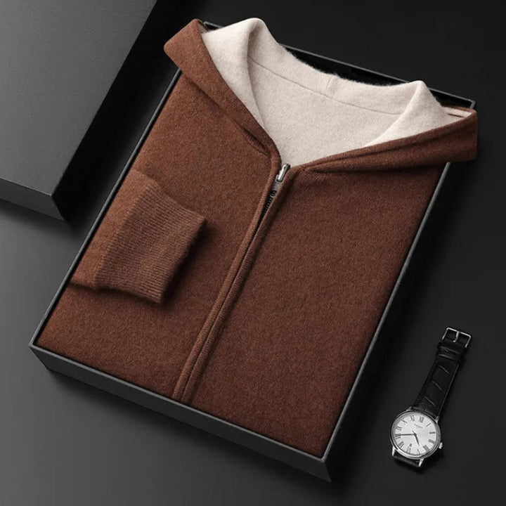 Andrei Cashmere Zip Hoodie