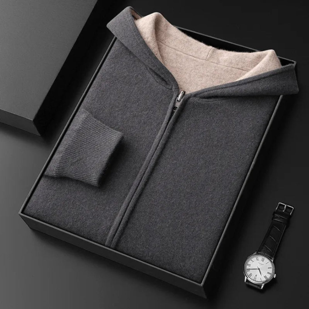 Andrei Cashmere Zip Hoodie
