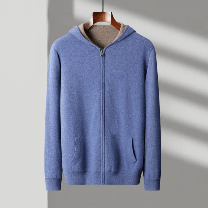 Andrei Cashmere Zip Hoodie
