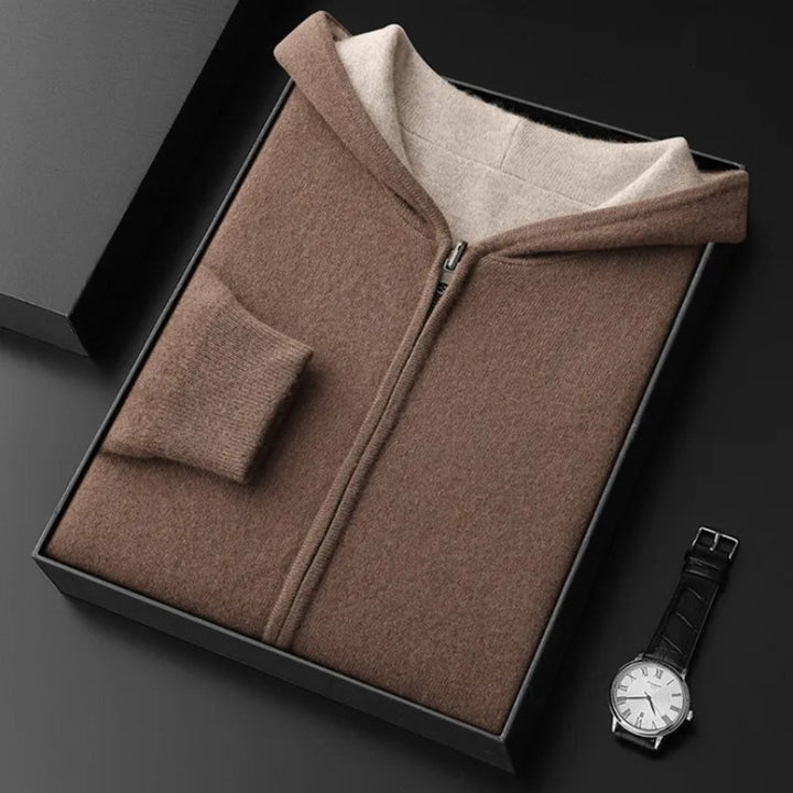 Andrei Cashmere Zip Hoodie