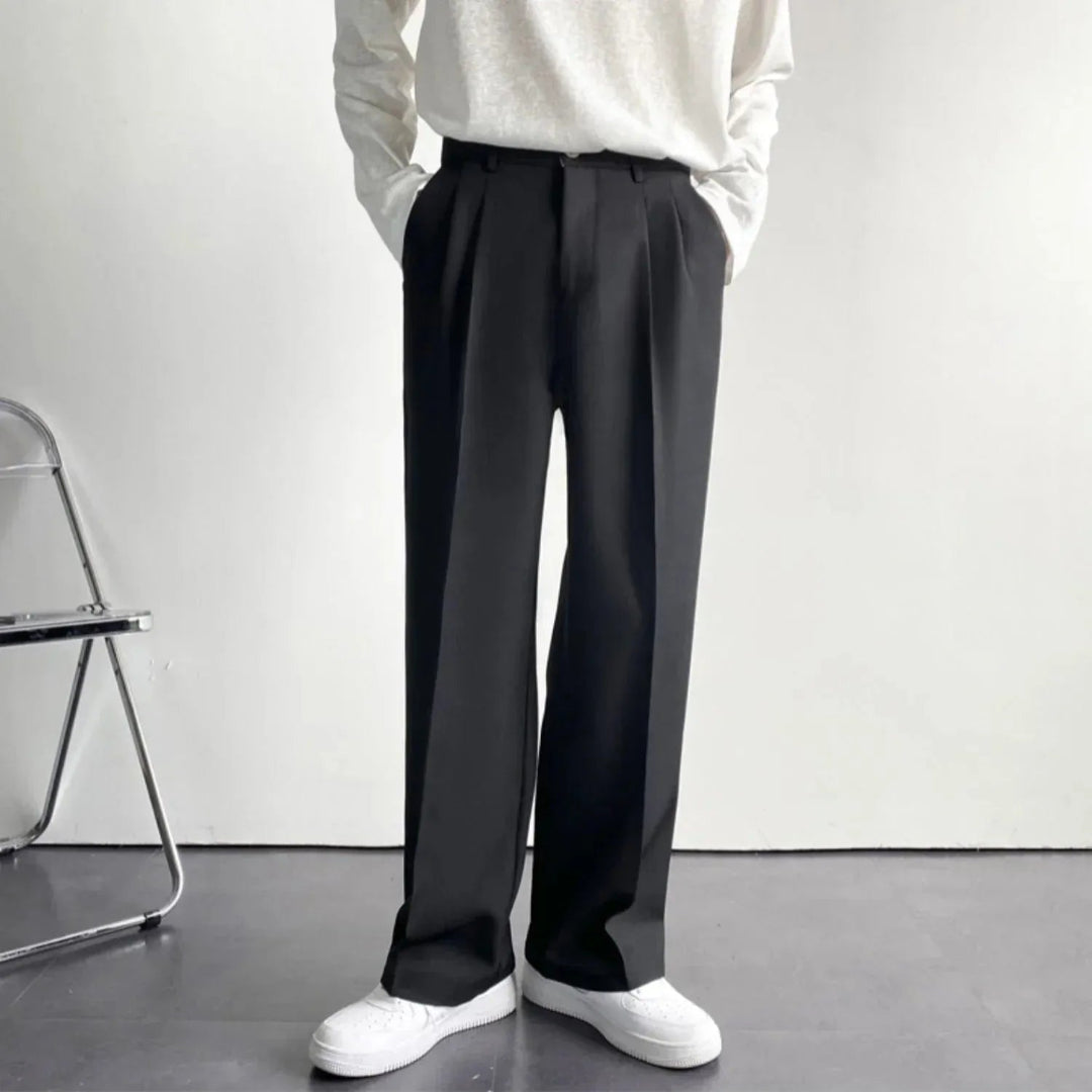 LS | Andrew Wide-Leg Tailored Pants