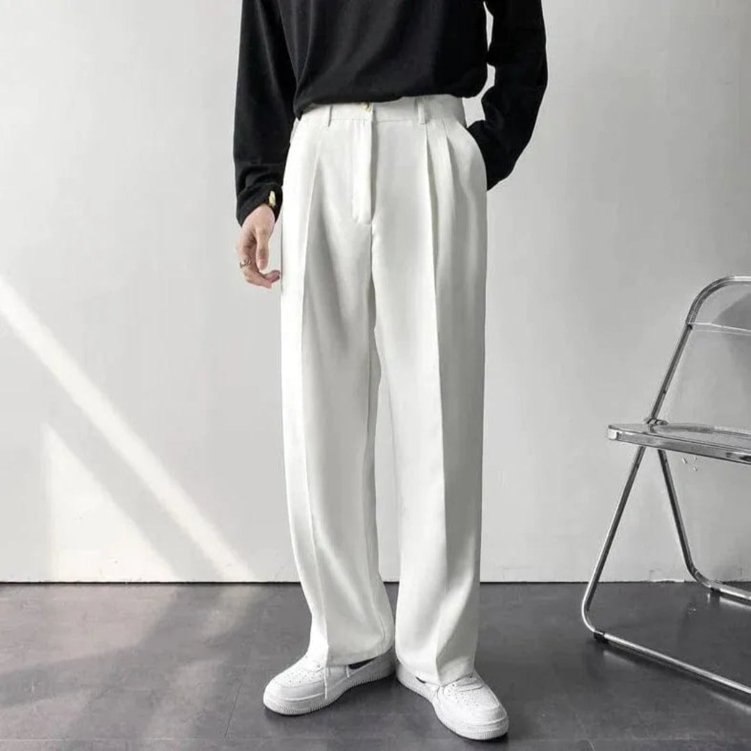 LS | Andrew Wide-Leg Tailored Pants