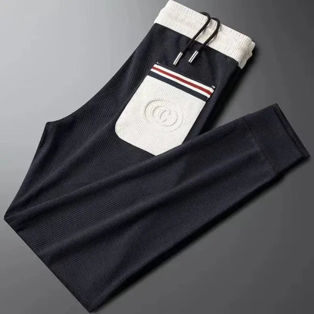 Arthur Contrast Pocket Ribbed Joggers