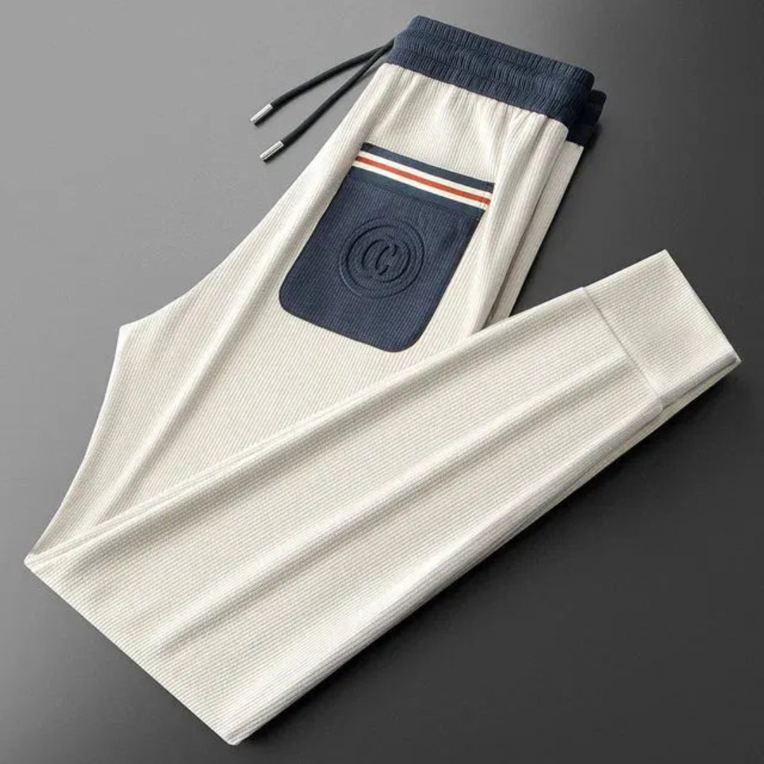 Arthur Contrast Pocket Ribbed Joggers