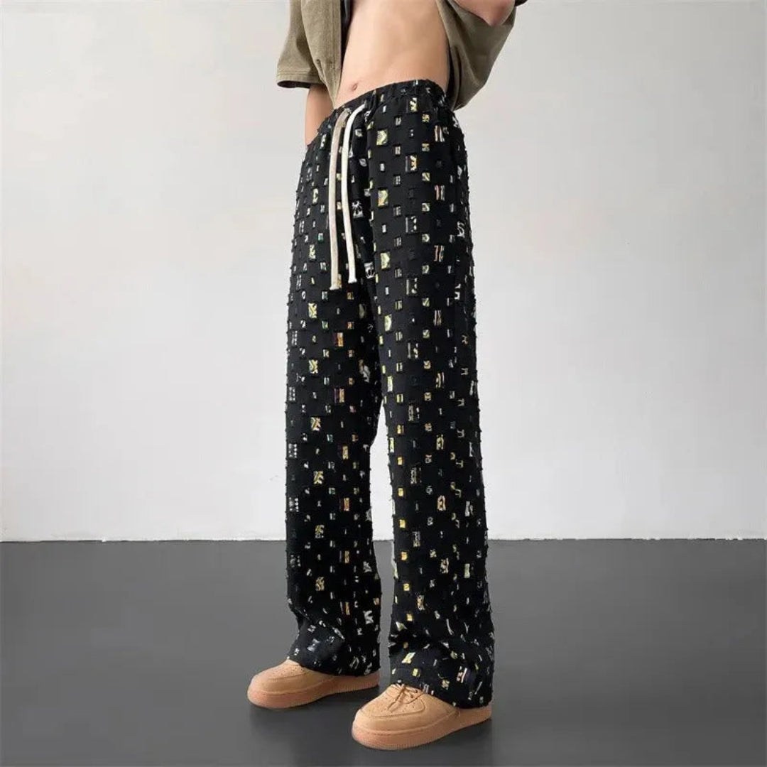 Axel Mosaic Patchwork Pants