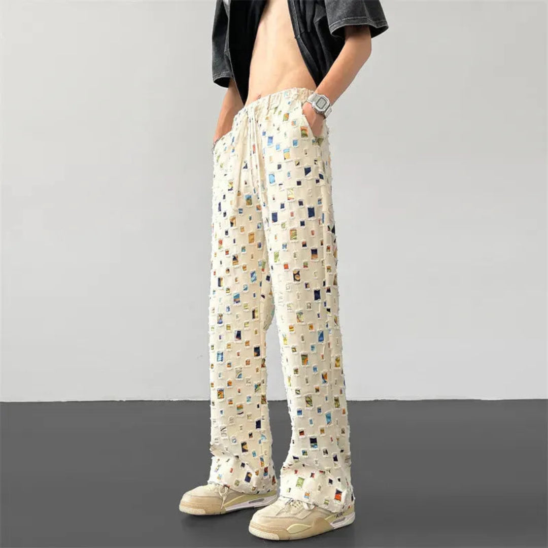 Axel Mosaic Patchwork Pants
