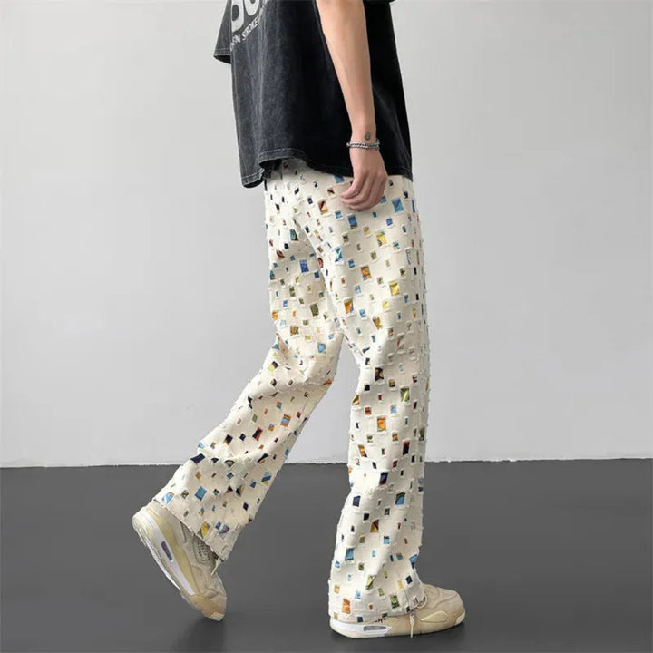 Axel Mosaic Patchwork Pants
