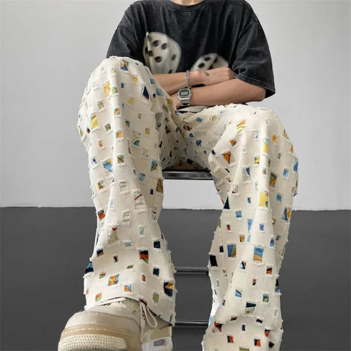 Axel Mosaic Patchwork Pants