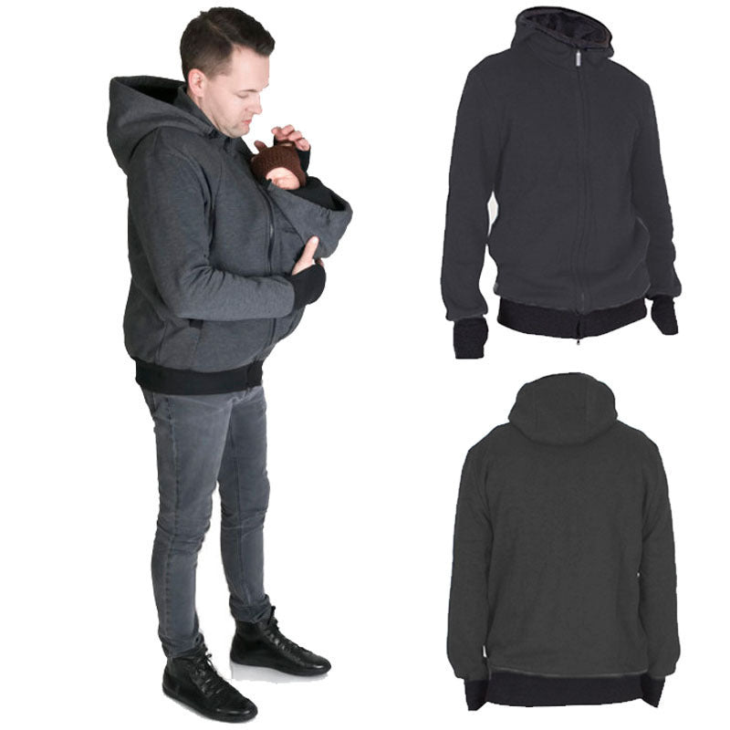 Baby Carrier Jacket for Dads | 3-in-1 Babywearing Coat with Removable Insert | The Lion Style 1