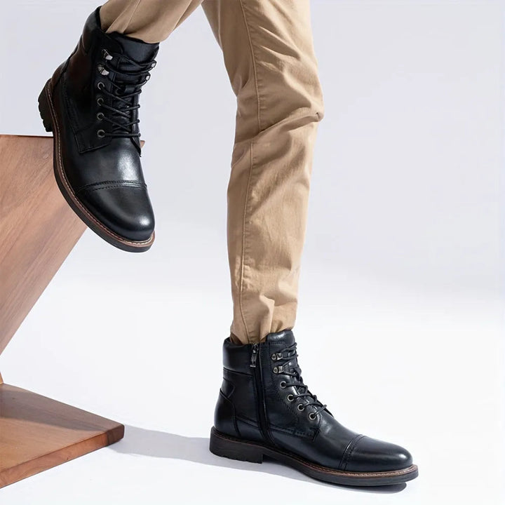 Baron Classic Leather Combat Boots