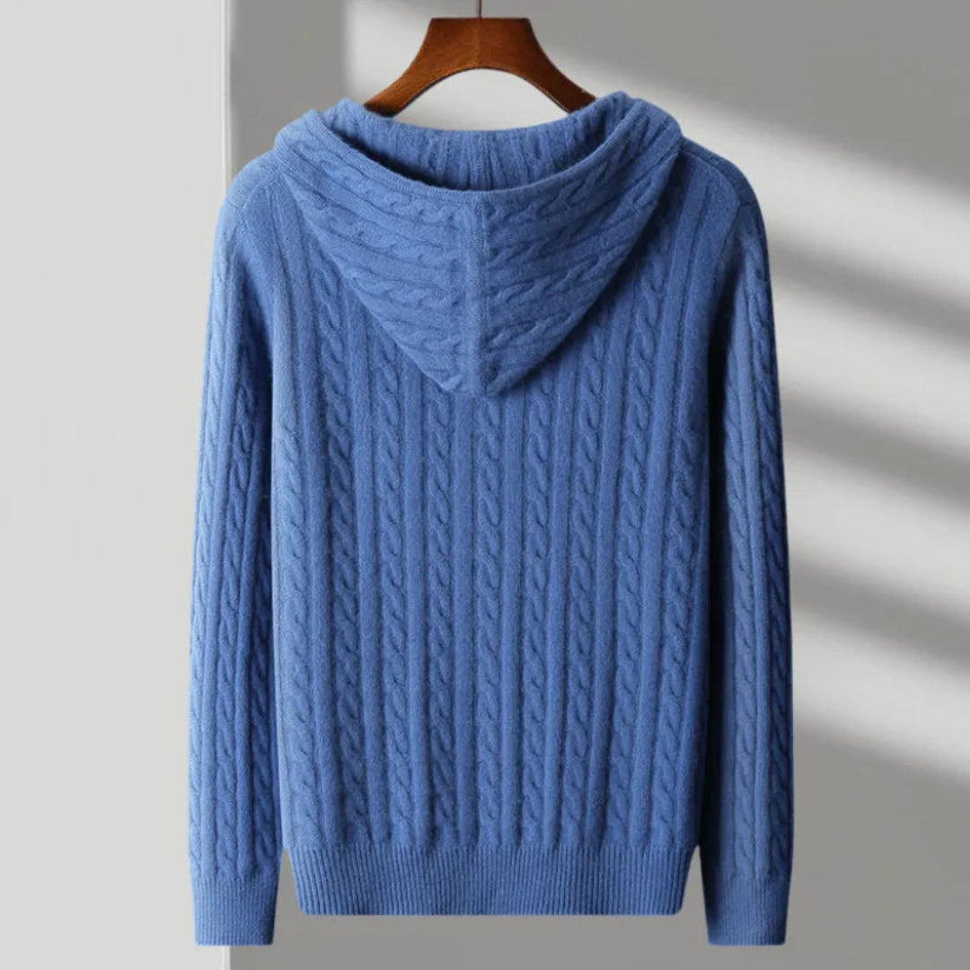 Bennett Cable Knit Hoodie