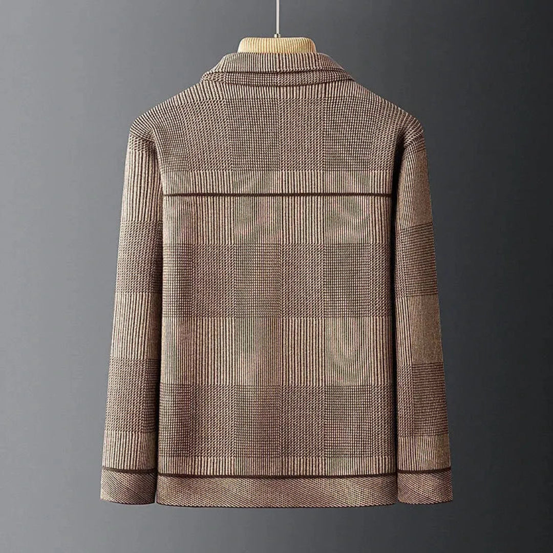 Bernard Heritage Checkered Overcoat