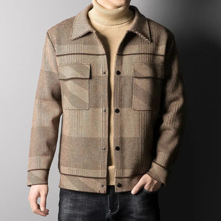Bernard Heritage Checkered Overcoat