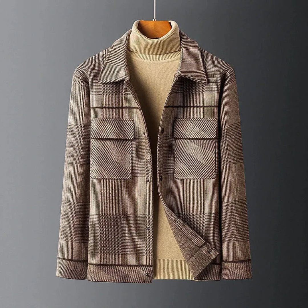 Bernard Heritage Checkered Overcoat