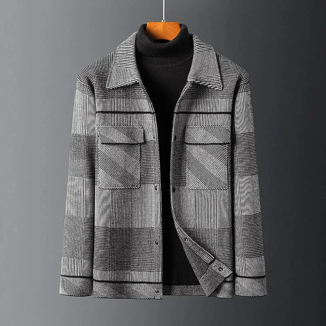 Bernard Heritage Checkered Overcoat