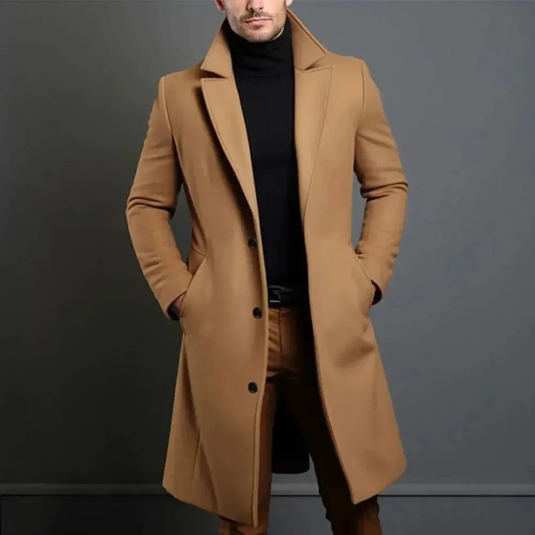 Brad Tailored Wool-Blend Overcoat