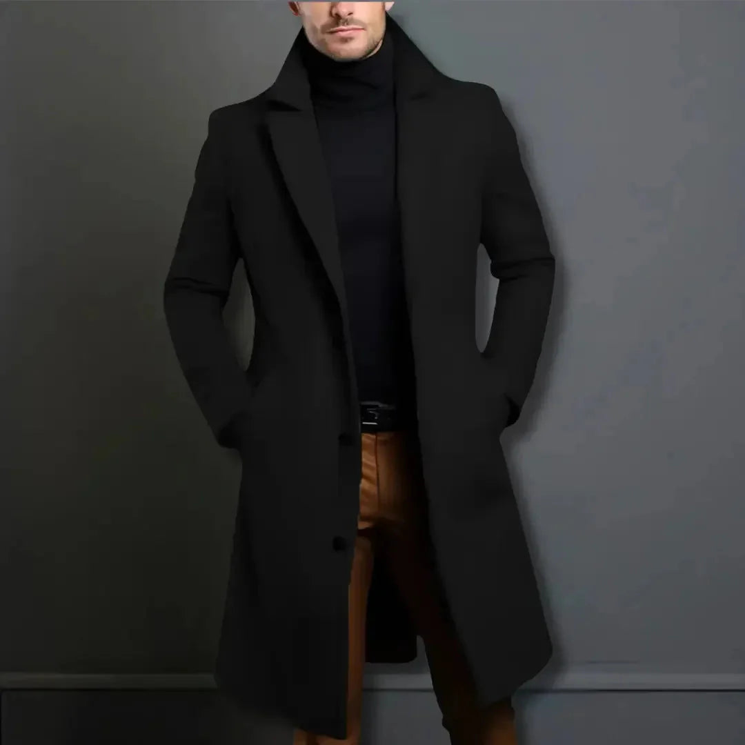 Brad Tailored Wool-Blend Overcoat