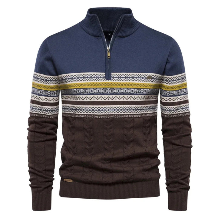 Bradley Nordic Quarter-Zip Sweater