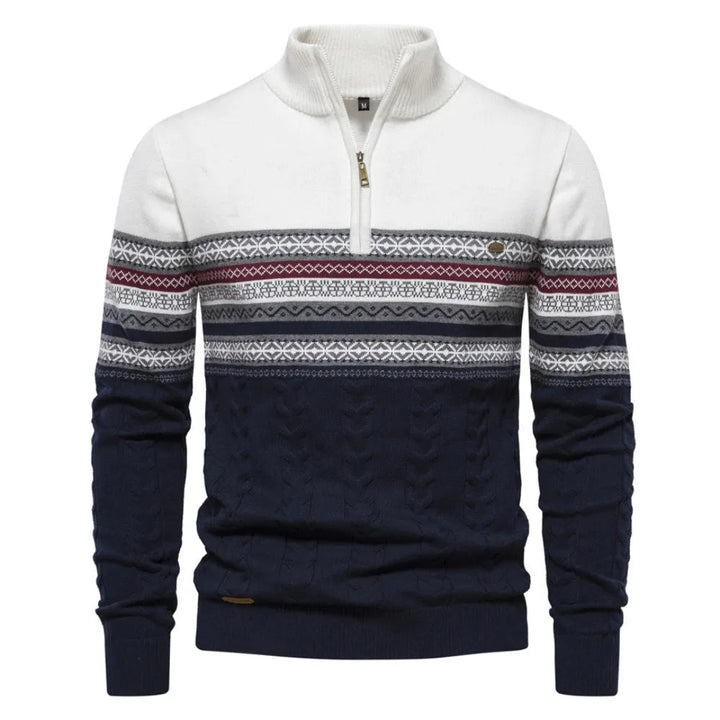 Bradley Nordic Quarter-Zip Sweater