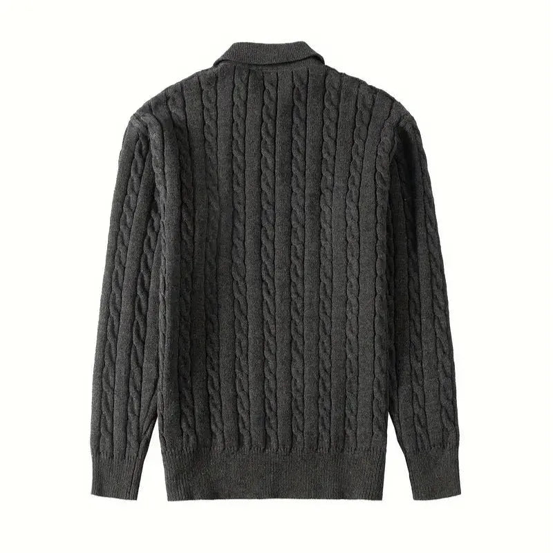Orion Cable Knit Half-Zip Sweater