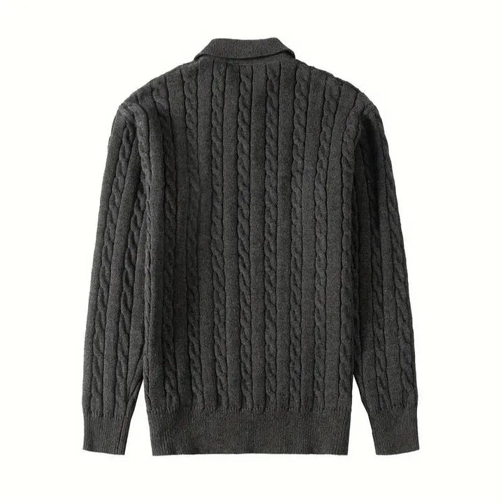 Orion Cable Knit Half-Zip Sweater