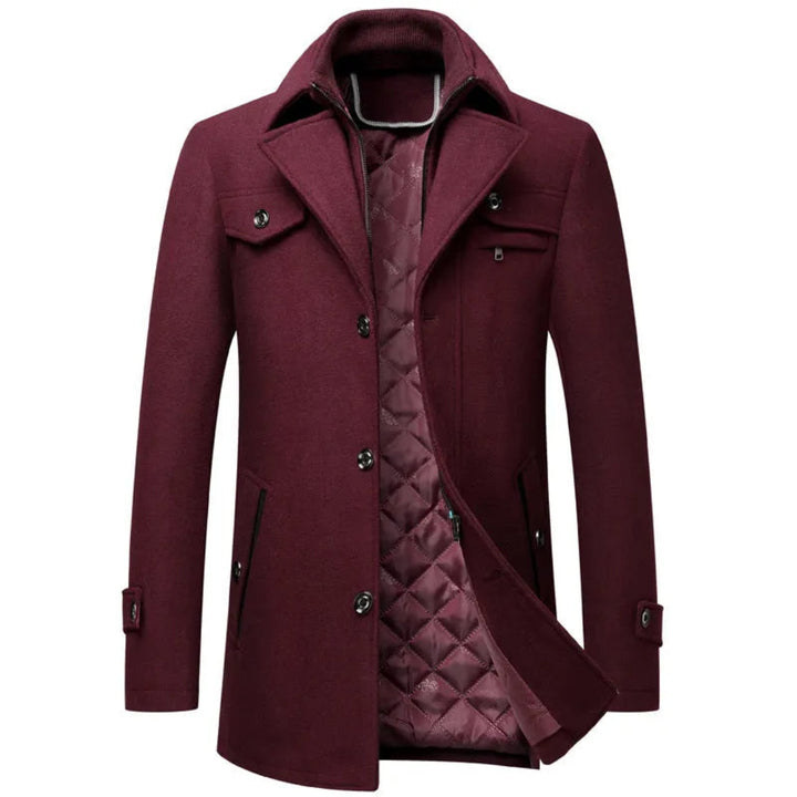 Camden Quilted Cashmere Overcoat