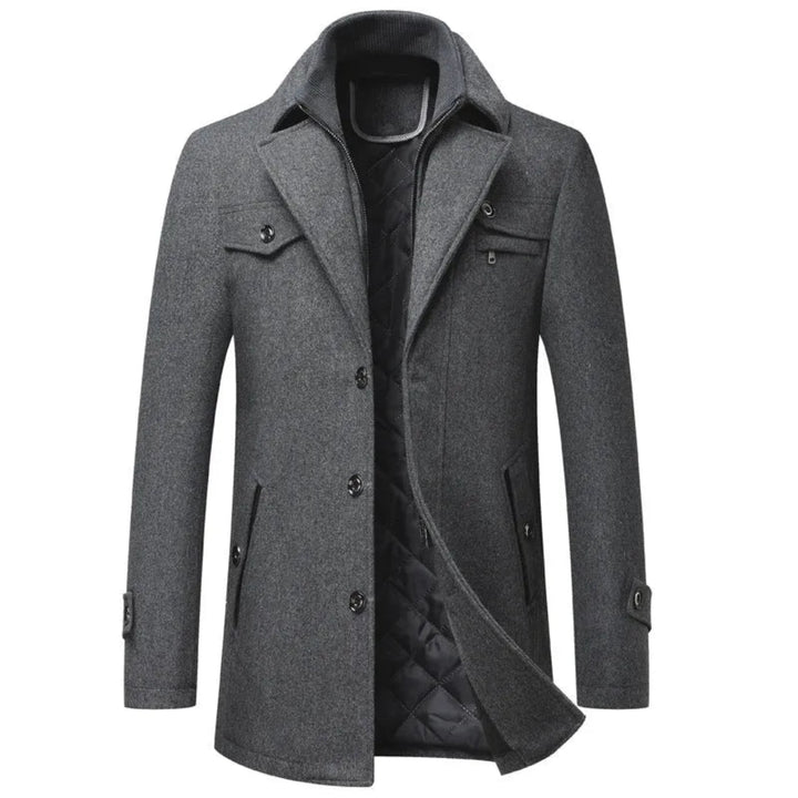 Camden Quilted Cashmere Overcoat