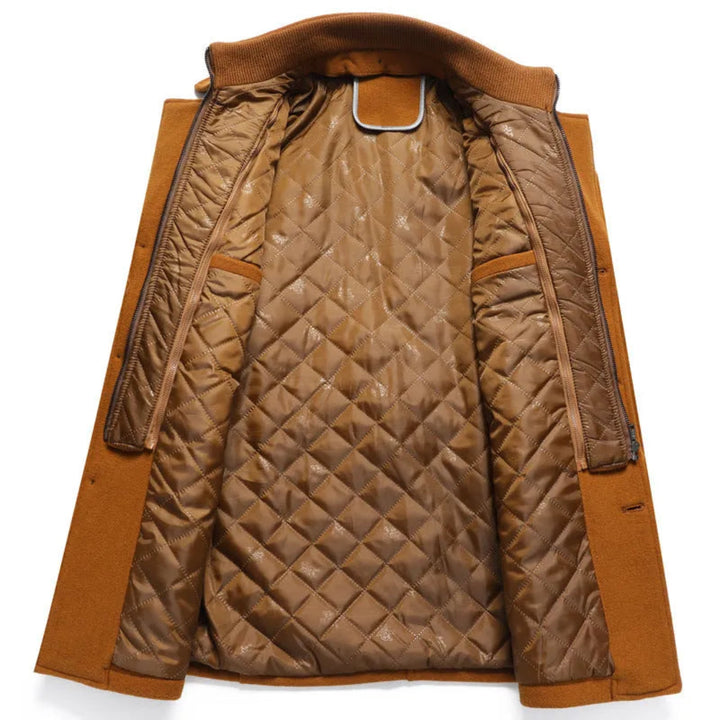 Camden Quilted Cashmere Overcoat