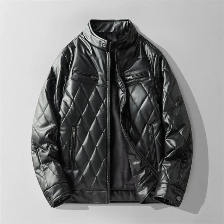 Carl Quilted Leather Jacket
