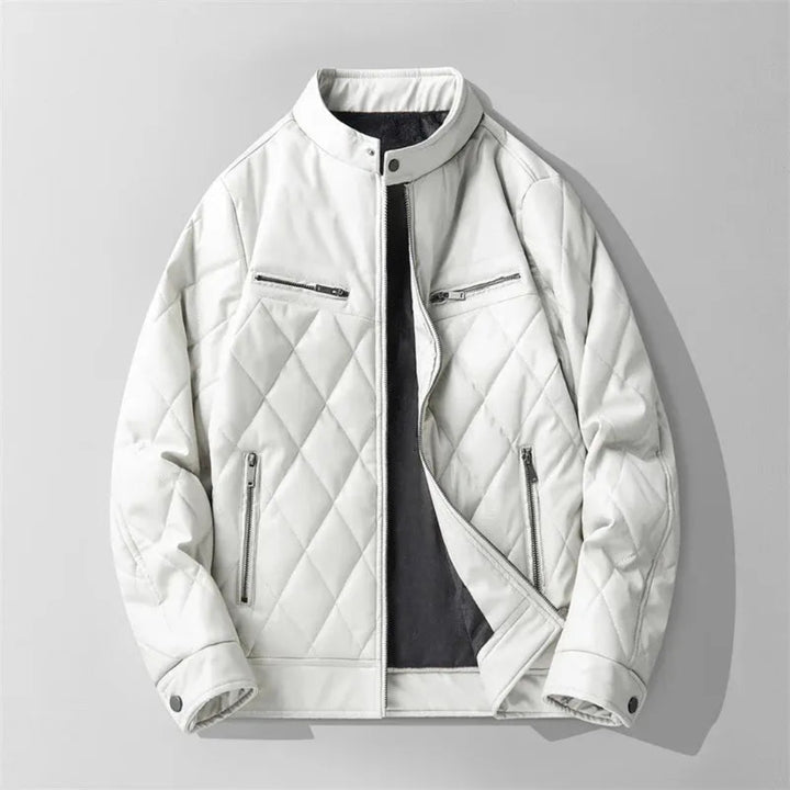 Carl Quilted Leather Jacket