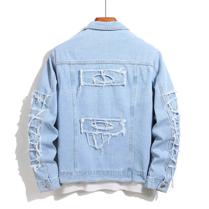 Charlie Distressed Denim Jacket
