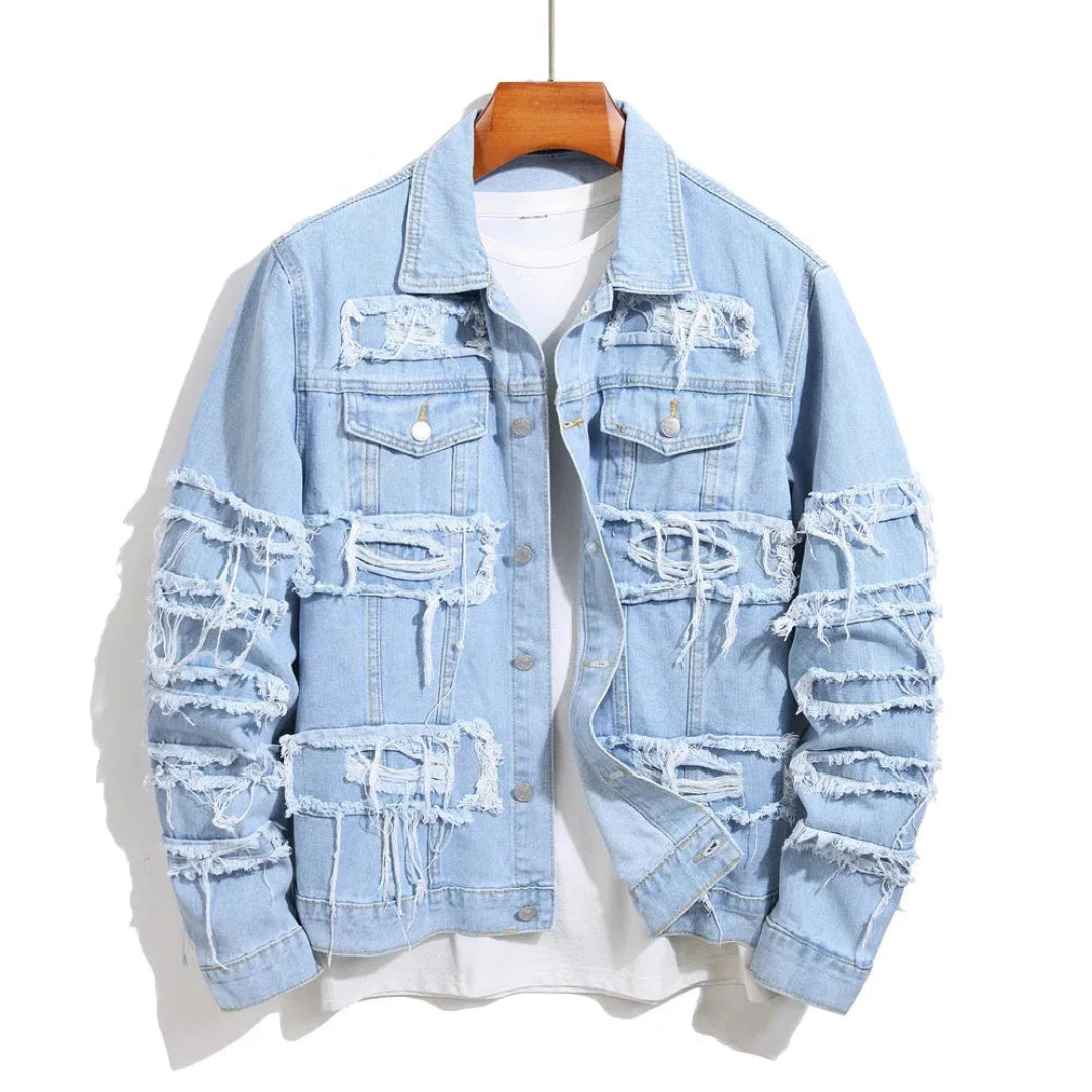 Charlie Distressed Denim Jacket