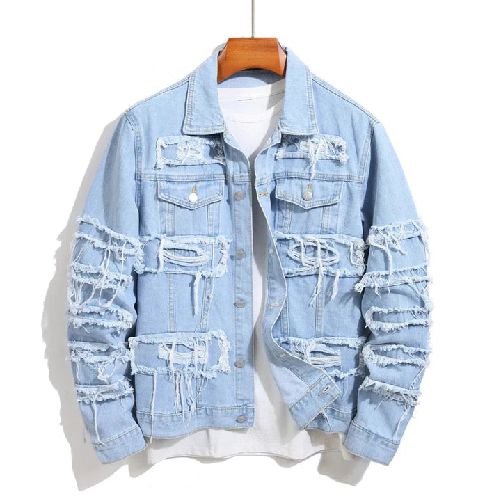 Charlie Distressed Denim Jacket