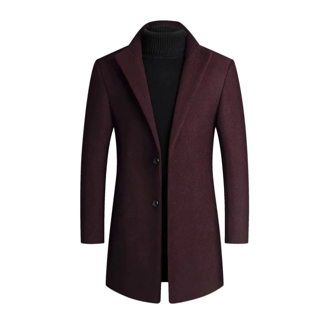 Chuck Tailored Wool Overcoat