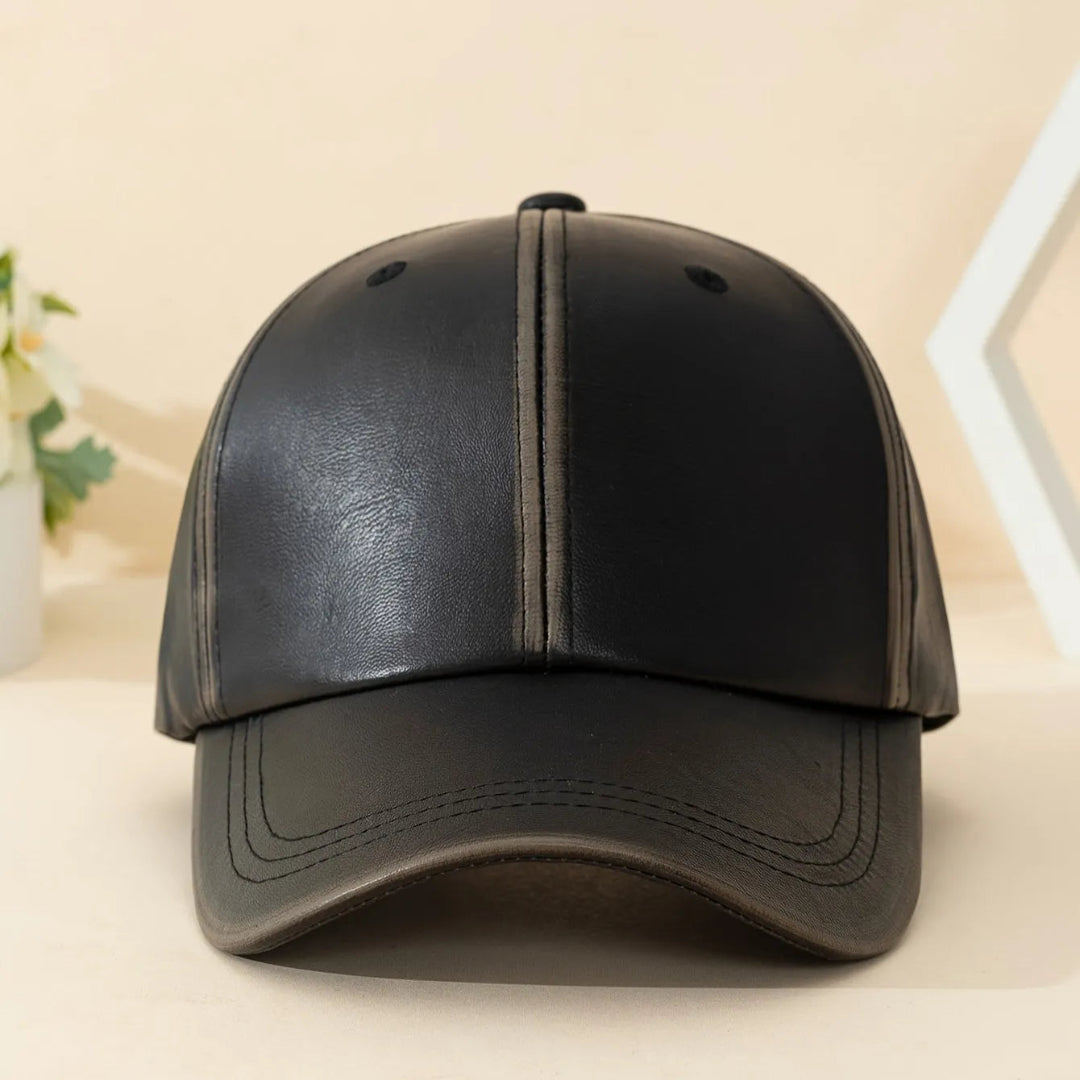 Classic Leather Baseball Cap