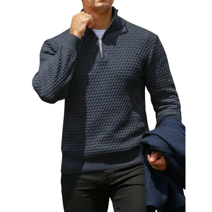 Cody Textured Half-Zip Sweater