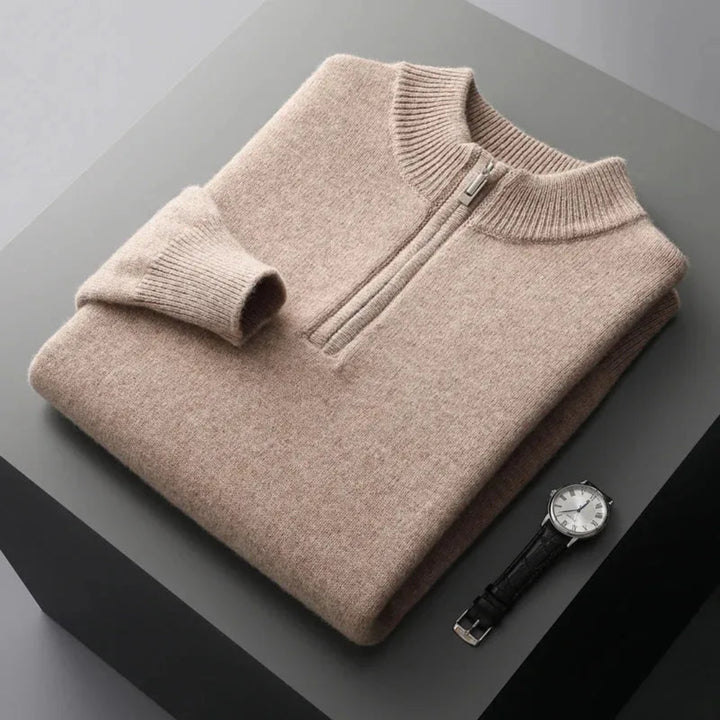 Connor Half-Zip Cashmere Sweater